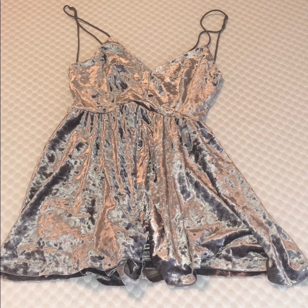 METALLIC URBAN OUTFITTERS ROMPER
